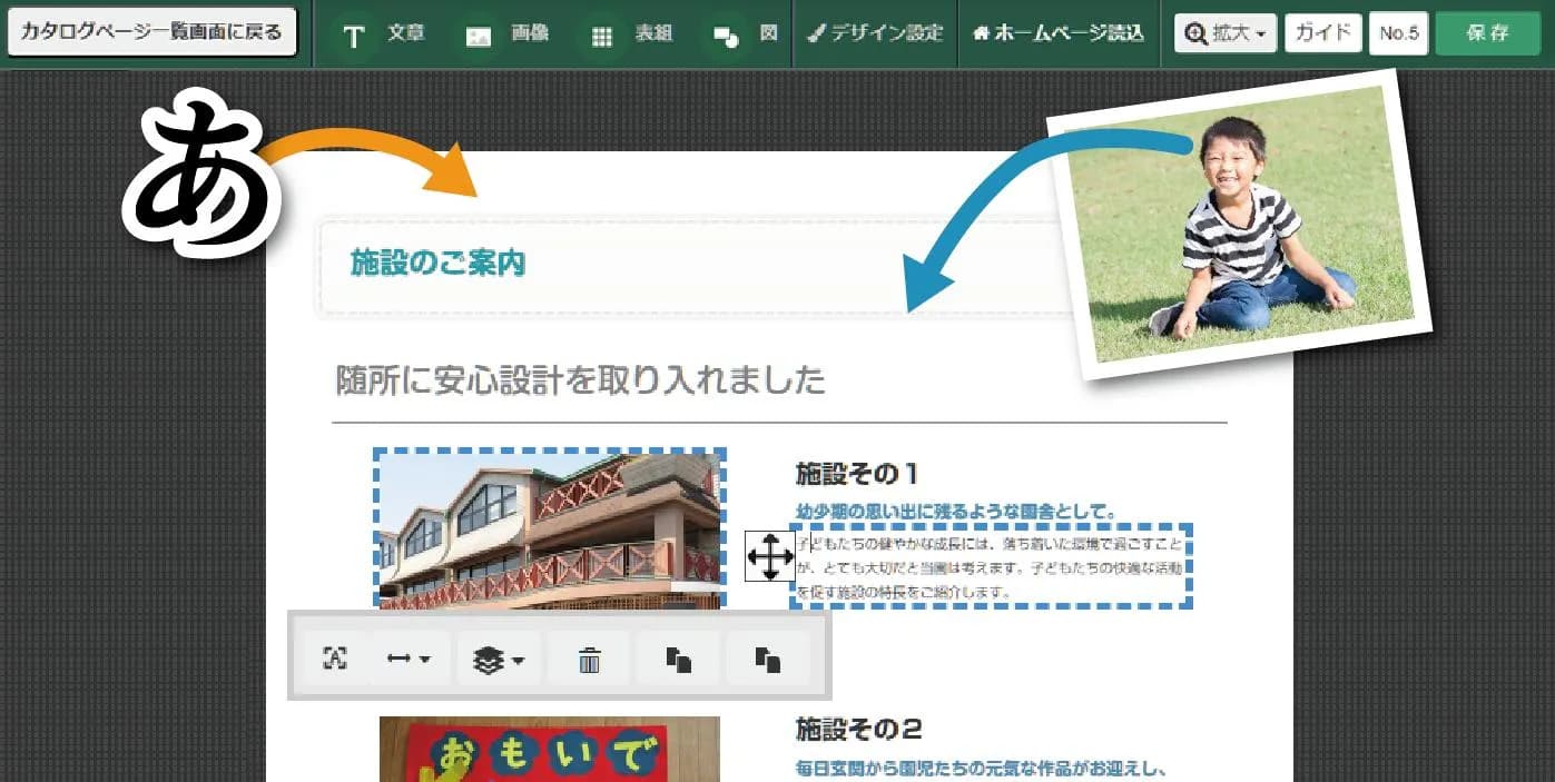 おりこうブログ機能の利用イメージ 3
